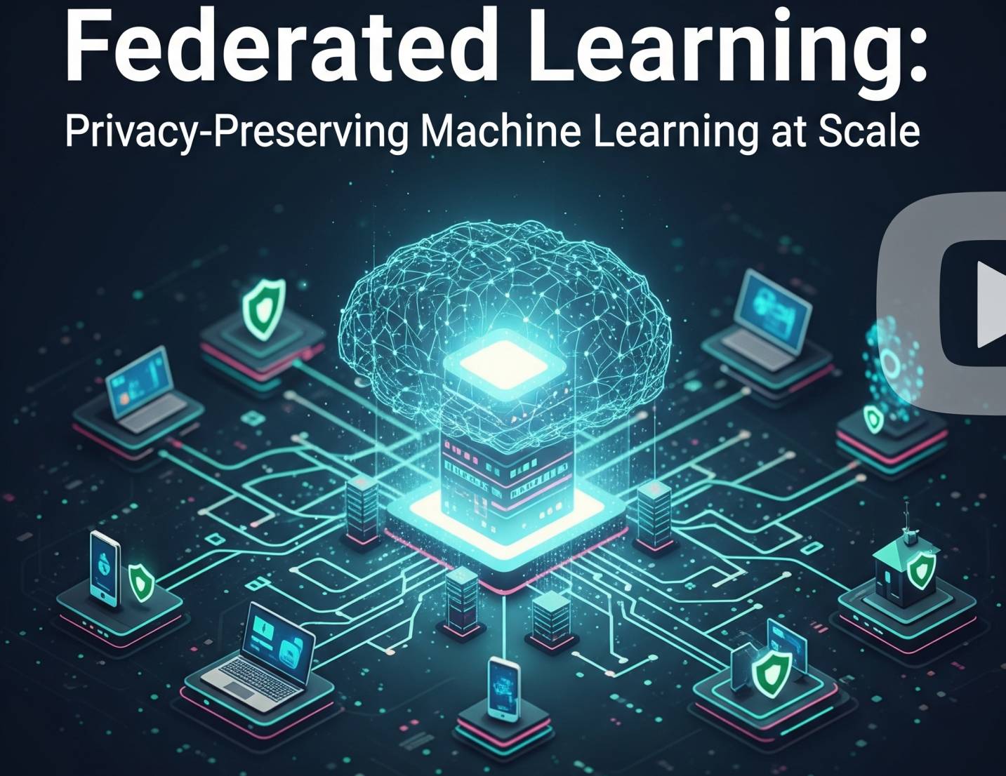 Federated Learning: Privacy‑Preserving Machine Learning at Scale